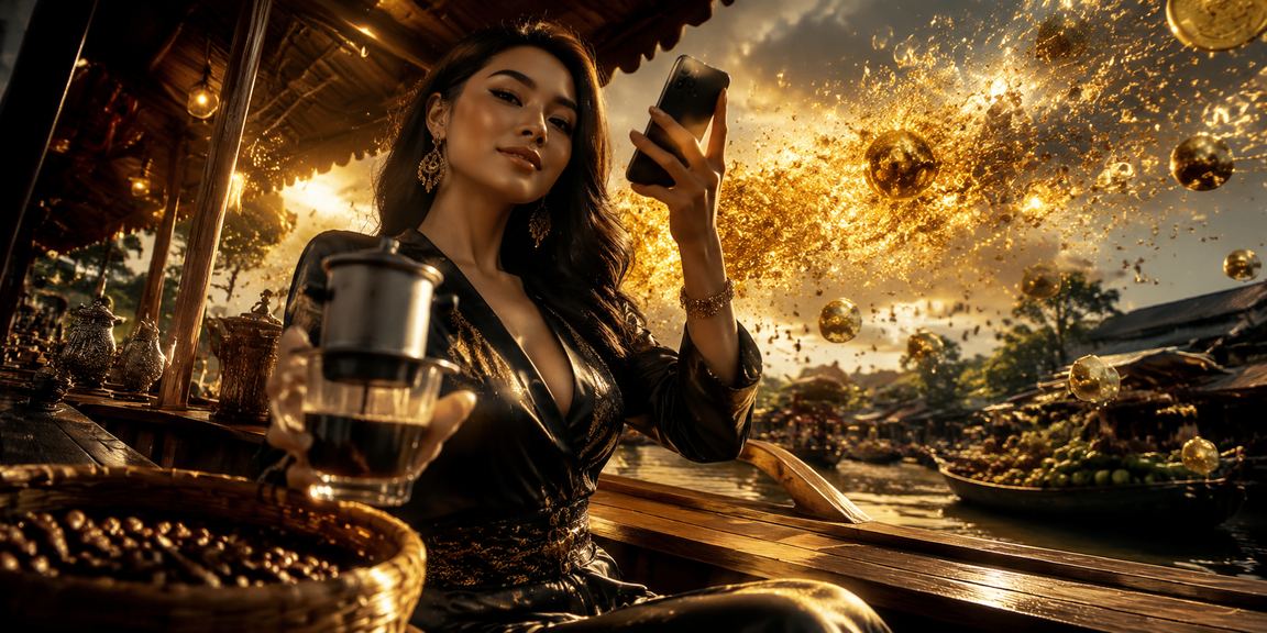 Người dùng Cần Thơ chơi casino trên điện thoại tại quán cà phê